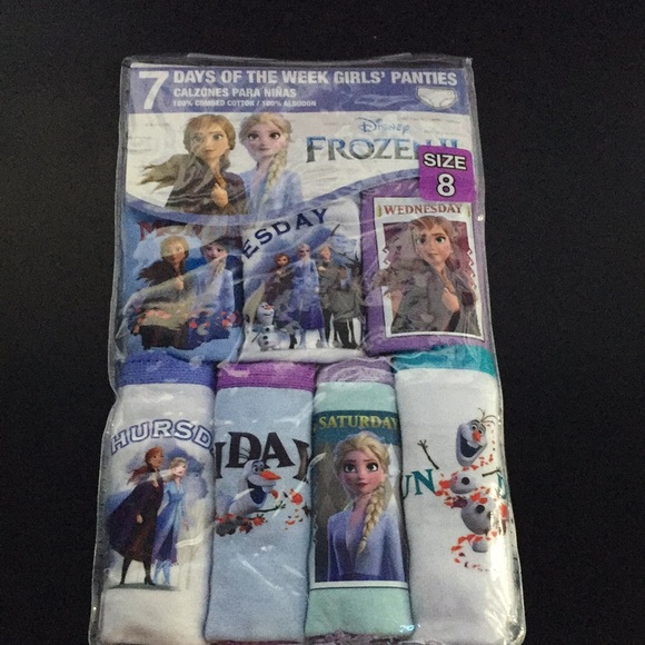 Girls Frozen Underwear - Picture 1 of 2